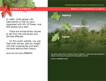 Tablet Screenshot of livingstories.org.uk